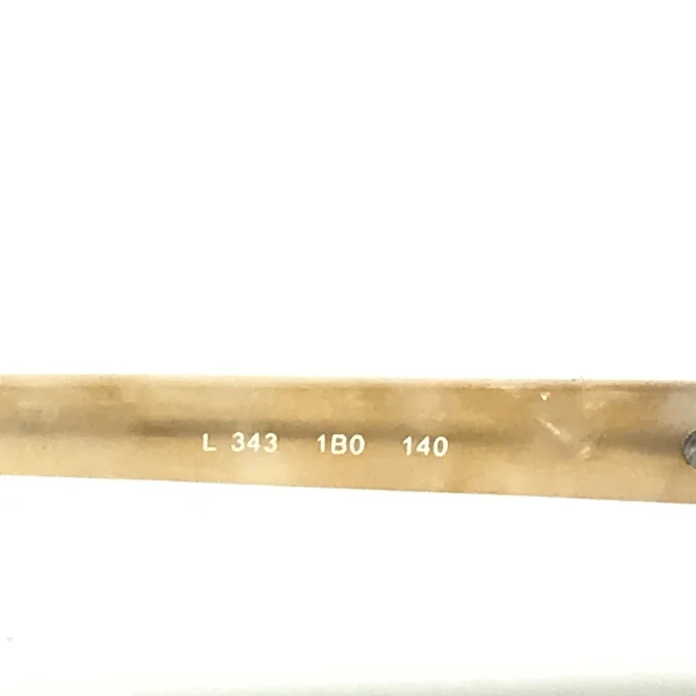 Liz Clairborne Eyeglasses Frames L343 1B0 Brown Pearl Marble Half Rim 54-17-140